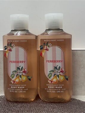 NWT Bath & Body Works Pearberry Body Wash Set